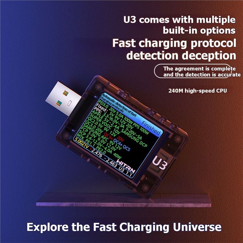 Tools Qc - Tester USB AB41 U3 3.1 PD