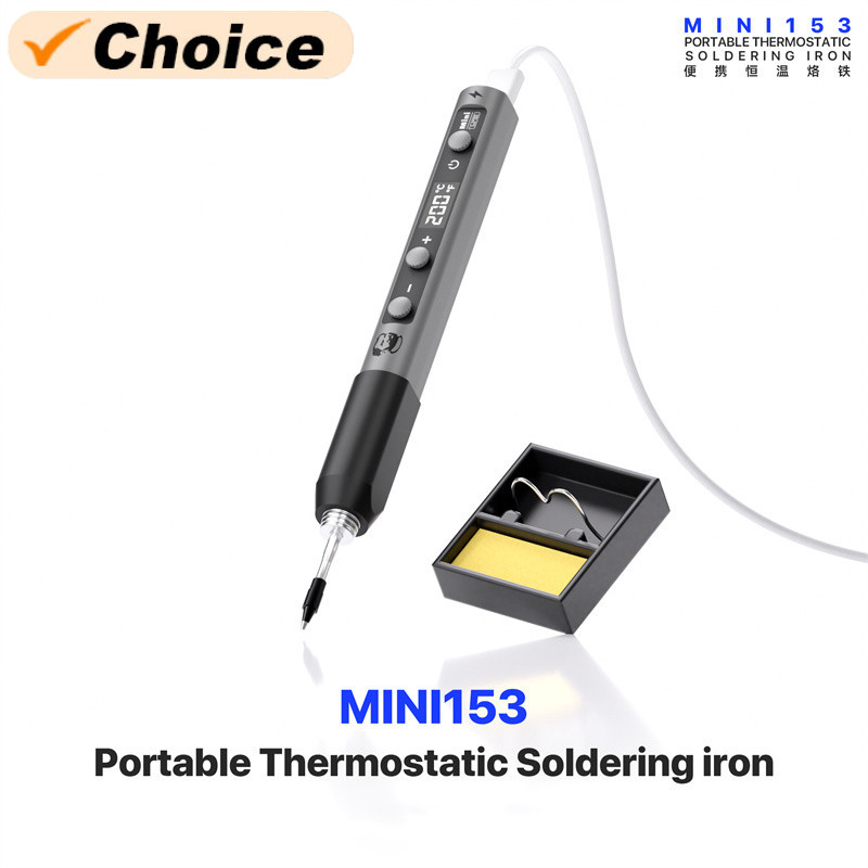 Tools Qc - Przenośna lutownica mechaniczna Mini153 z termostatem,
