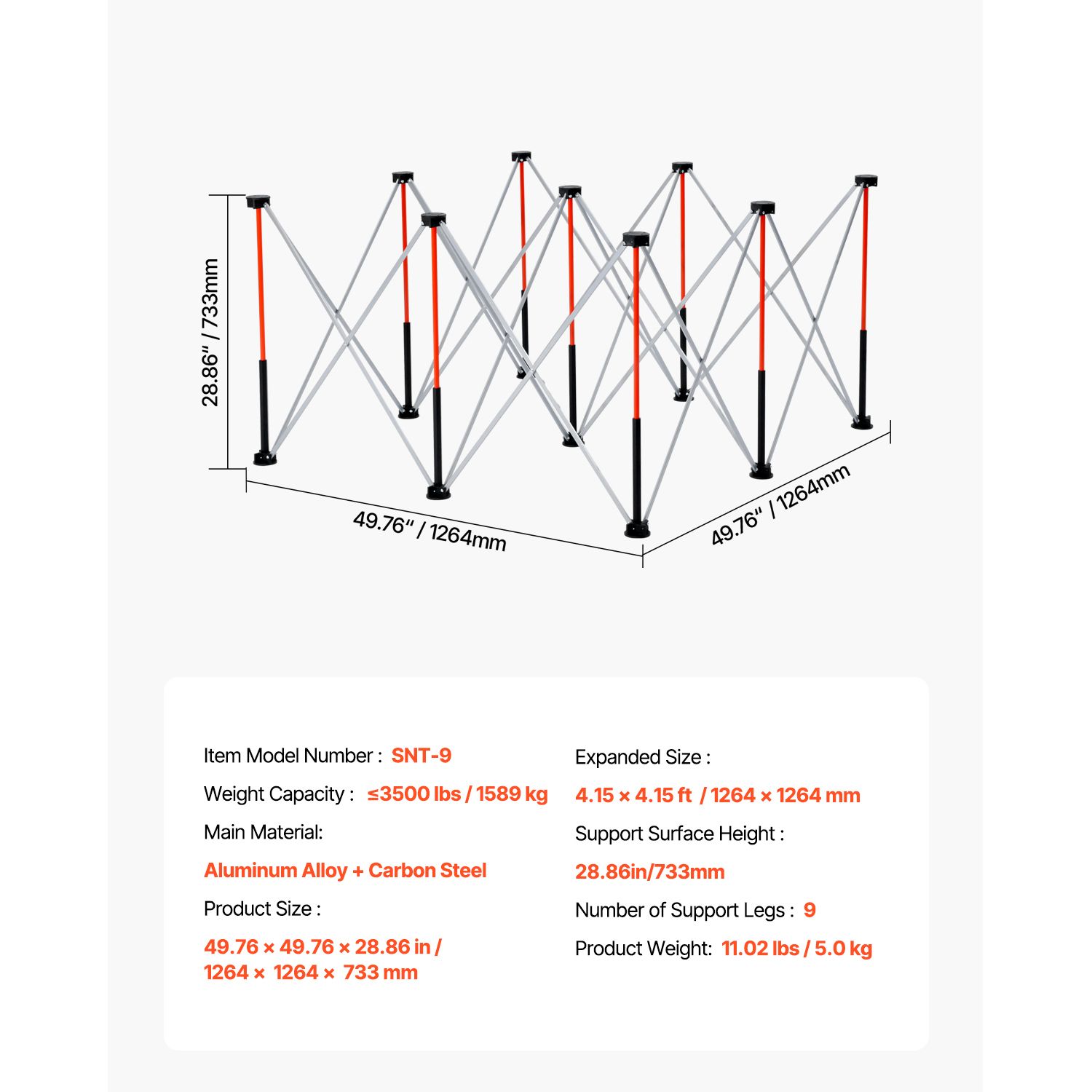 Workbench Portable Fold - Przenośny składany stojak warsztatowy, składany stół