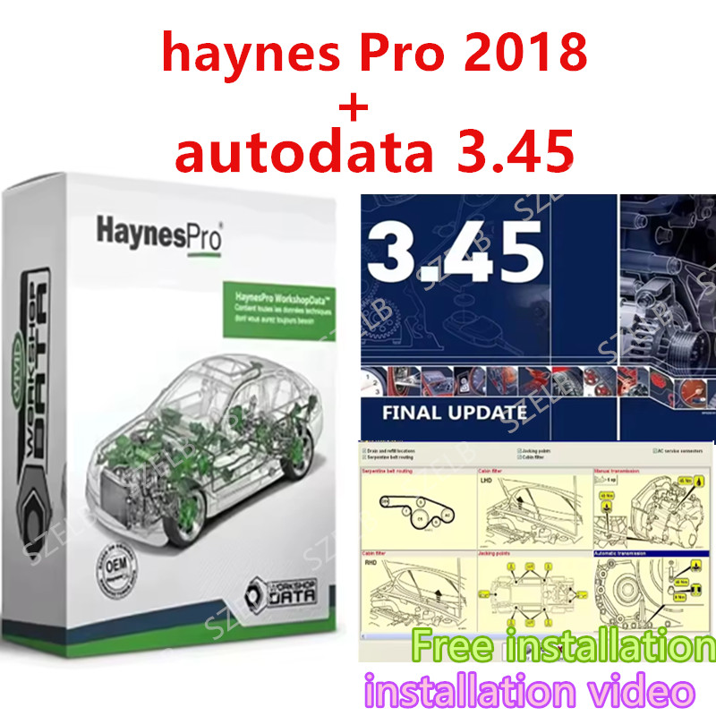 Car Workshop Tools Equipment - Haynes Pro (Vivid2018) i Autodata3.45 Atris-Technik