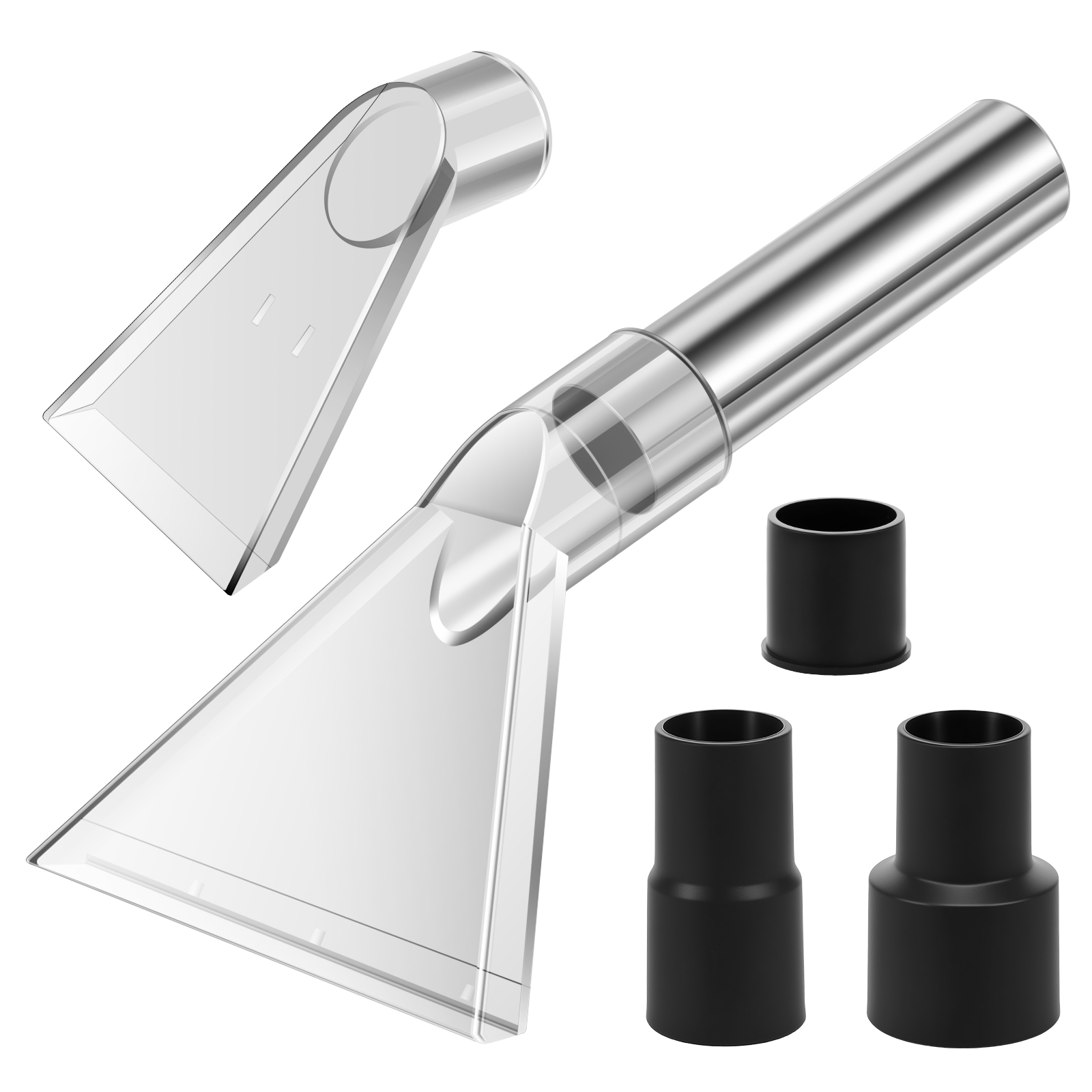 Workshop Tools Youtube - Zestaw przezroczystych ssawek do odkurzacza do