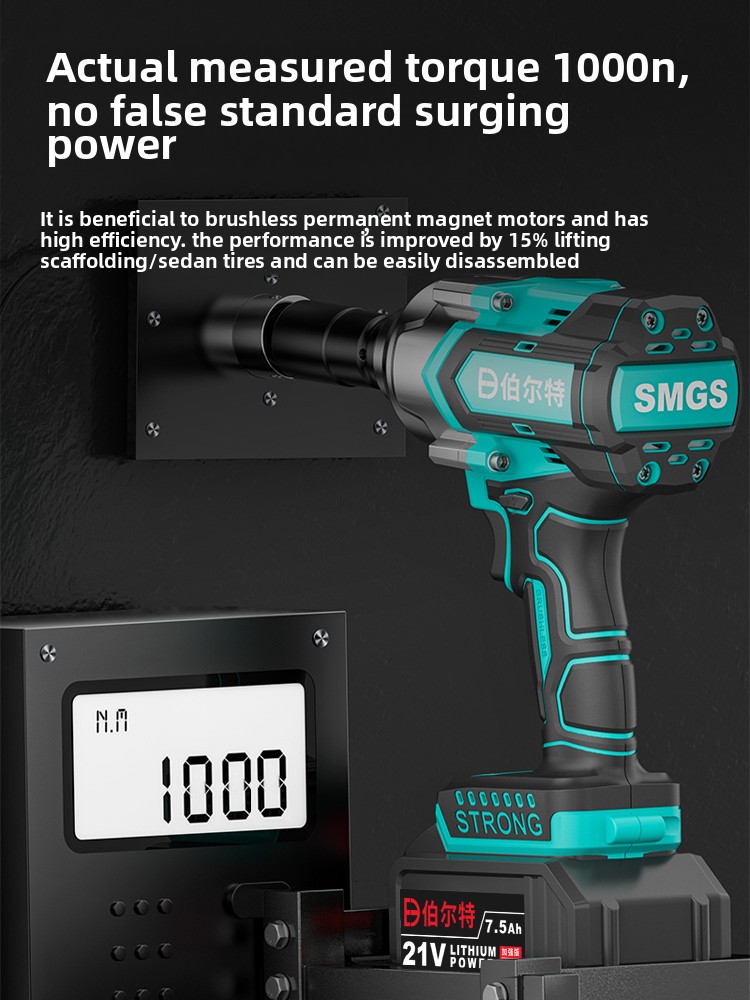 Tools Qcc - Klucz udarowy elektryczny bezszczotkowy 110V/220V do