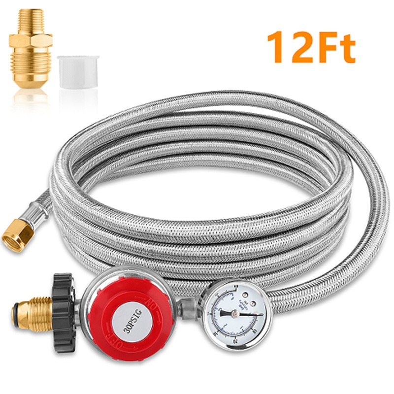 Tools Qcc - Regulator ciśnienia gazu propanowego 0‑30 PSI