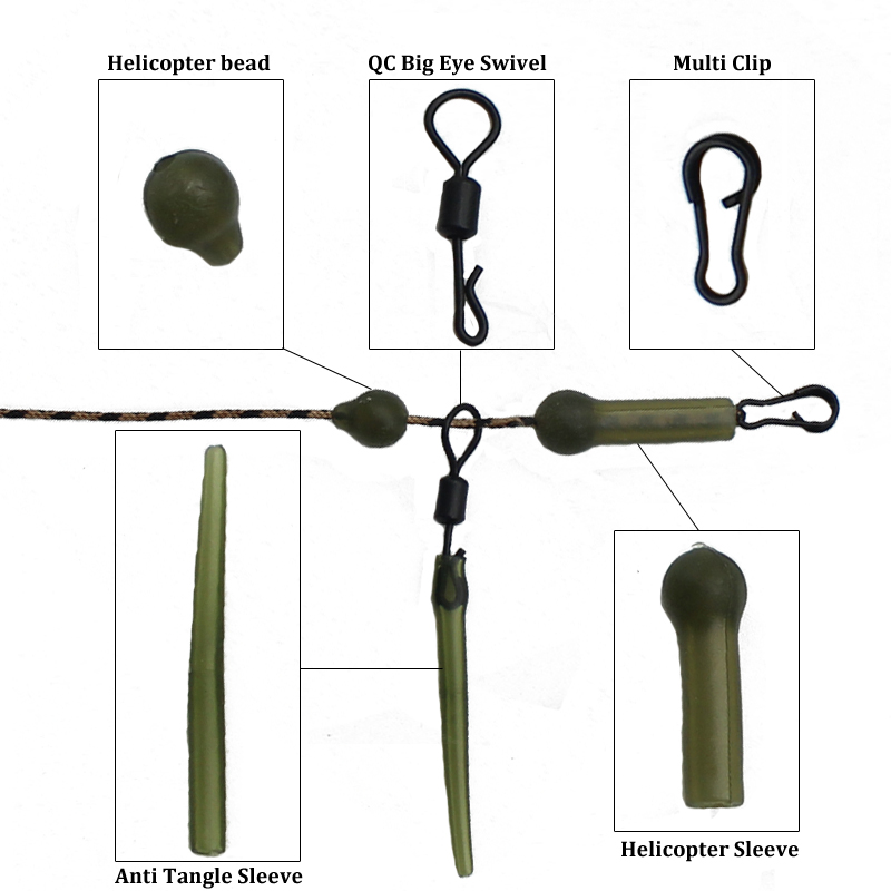 5Set=25PCS Carp Fishing Helico – Tools Qc recenzja i cena
