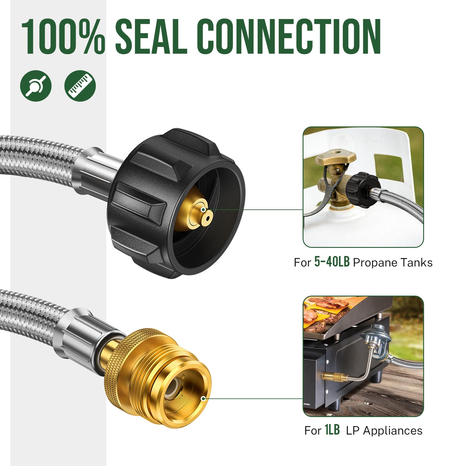 Adapter do węża propanowego 1, – Tools Qcc recenzja i cena