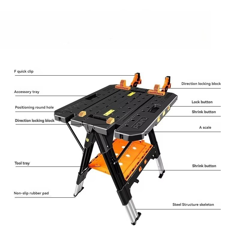 Przenośny składany stół robocz – Workbench Portable Fold recenzja i cena