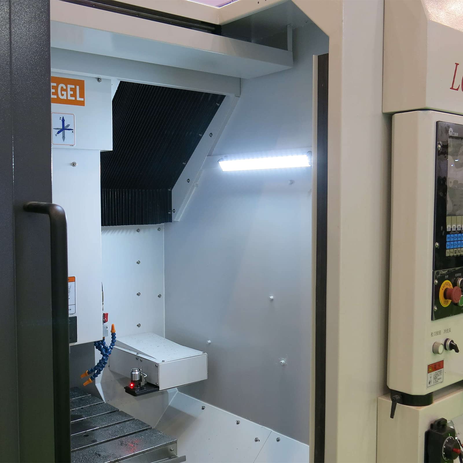 Lampa robocza CNC LED 230V/24V – Workshop Tools Youtube recenzja i cena