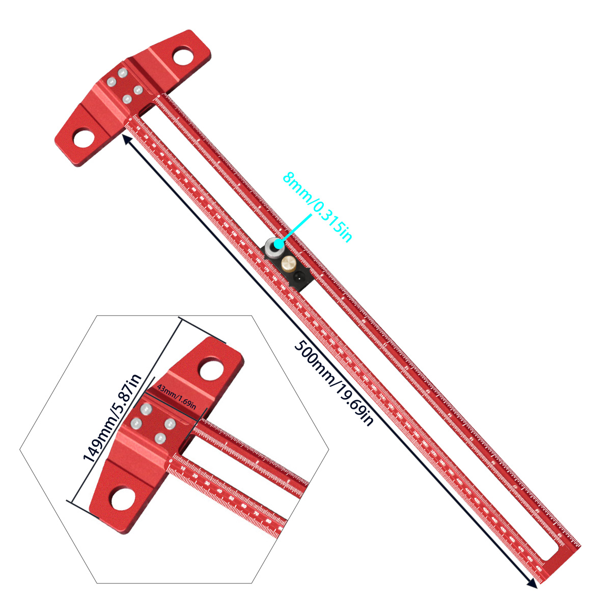 Kątownik stolarski z prowadnic – Dovetail Marking Guide recenzja i cena