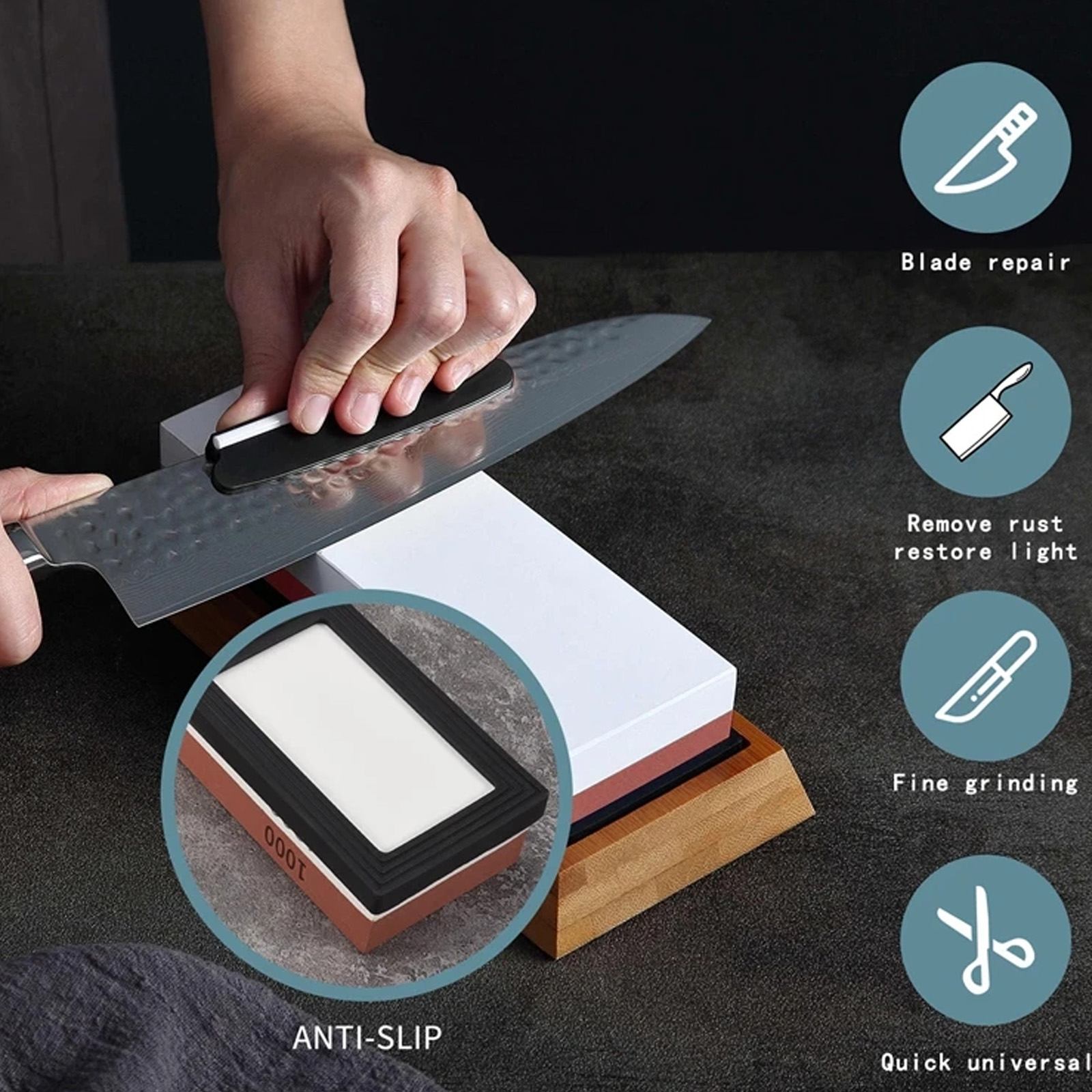 Osełka do ostrzenia noży Profe – Sharpening Stone Whetstone recenzja i cena