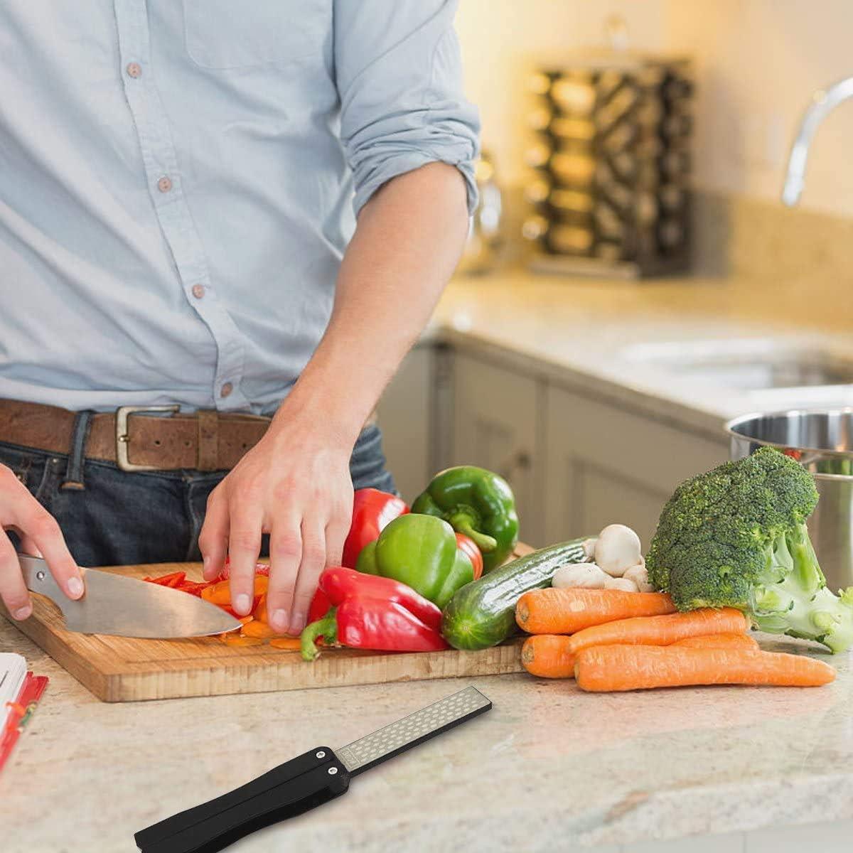 Składana dwustronna osełka dia – Sharpening Stone Whetstone recenzja i cena