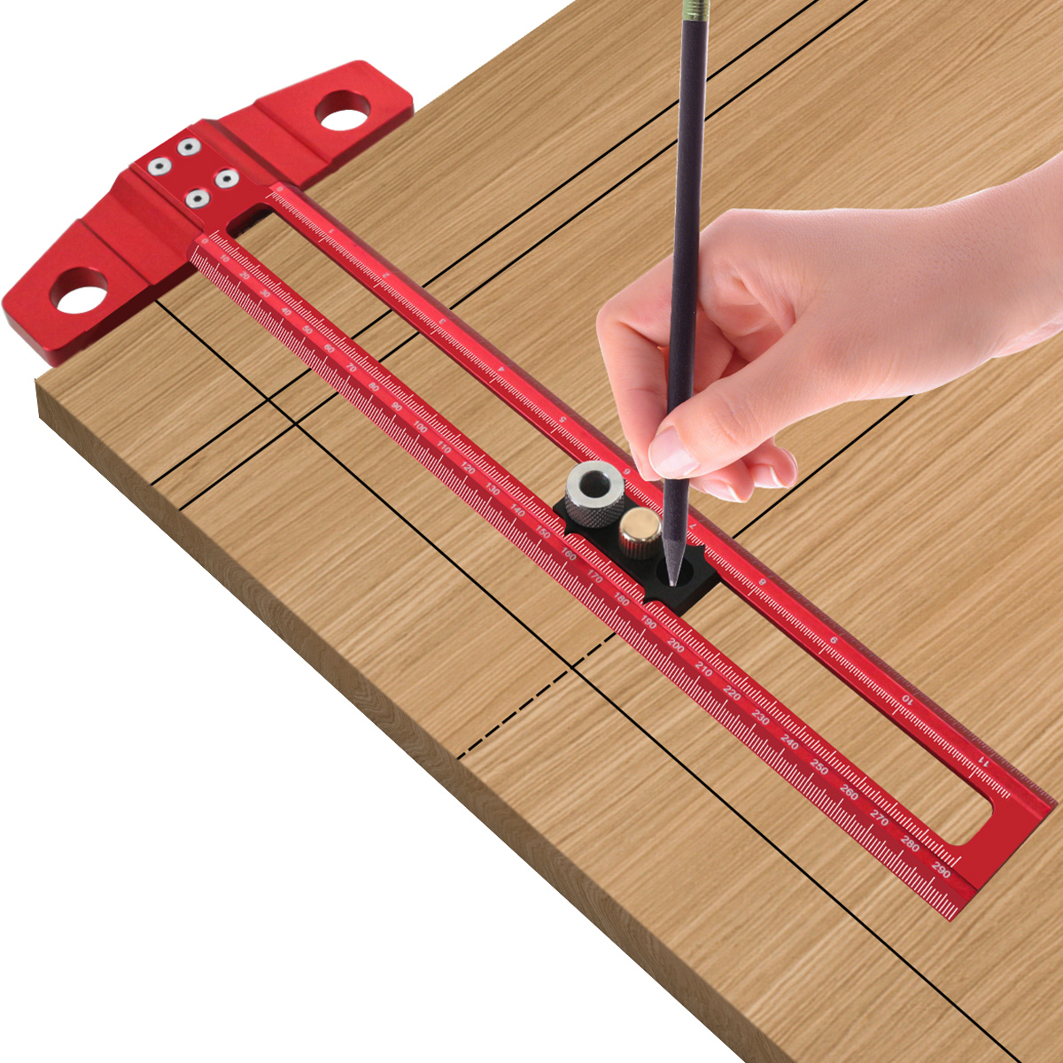 Kątownik stolarski 2 w 1 do po – Dovetail Marking Guide recenzja i cena