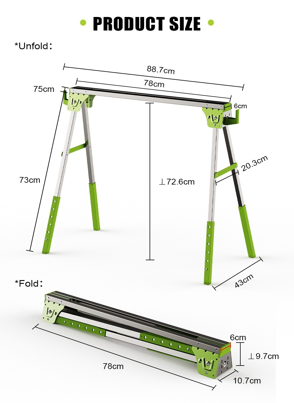 Stojak/stożek stolarski, wytrz – Workbench Portable Fold recenzja i cena