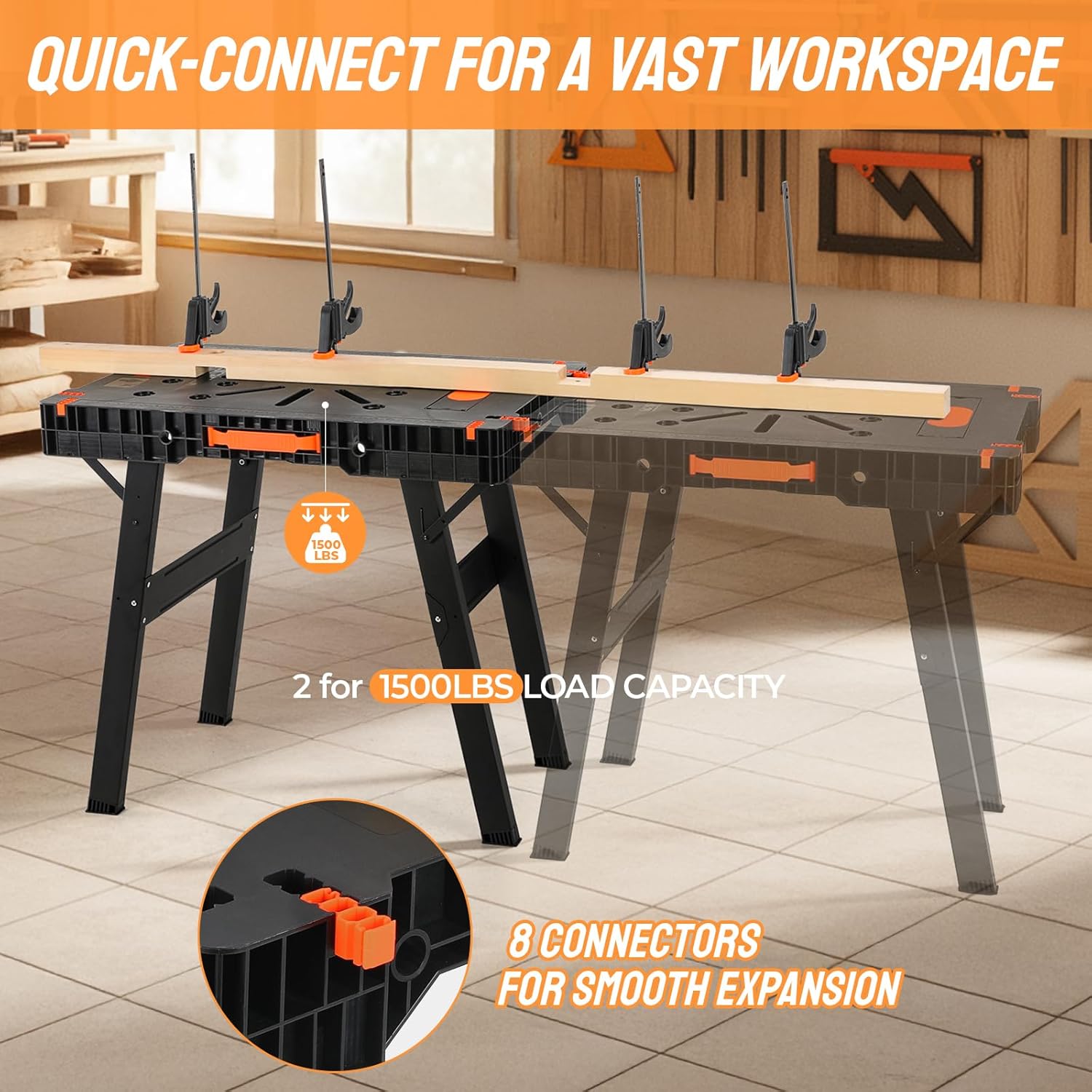Składany stół warsztatowy z za – Workbench Portable Fold recenzja i cena