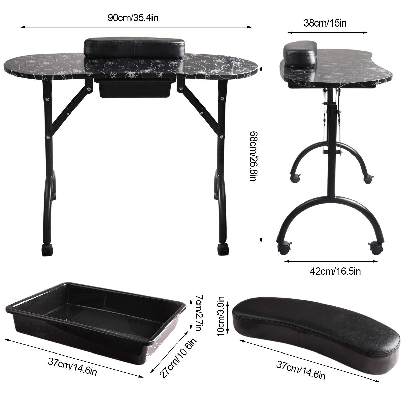 Stół do manicure z wzorami, no – Workbench Portable Fold recenzja i cena