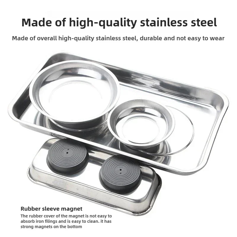 Okrągła/Kwadratowa Magnetyczna – Magnetic Parts Tray recenzja i cena