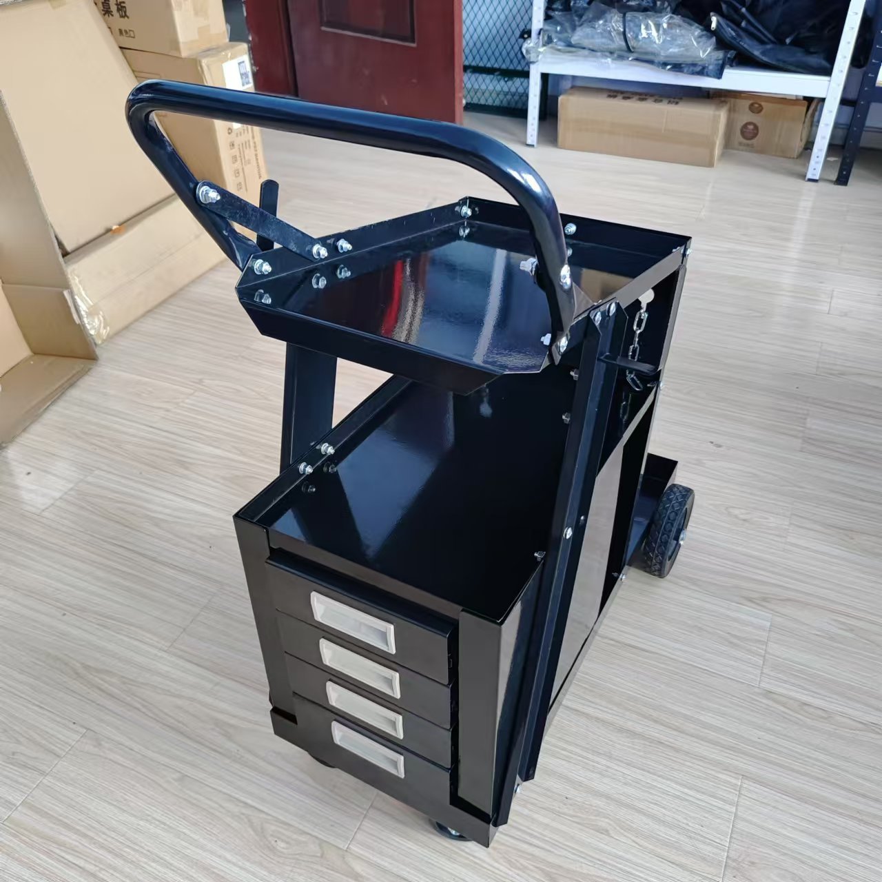 Wózek spawalniczy na kółkach z – Welding Tools In Workshop recenzja i cena