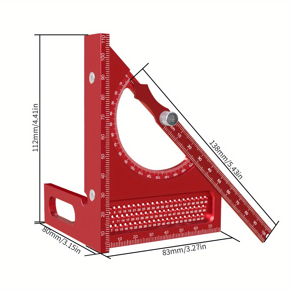 Regulowany kątomierz kwadratow – Dovetail Marking Guide recenzja i cena