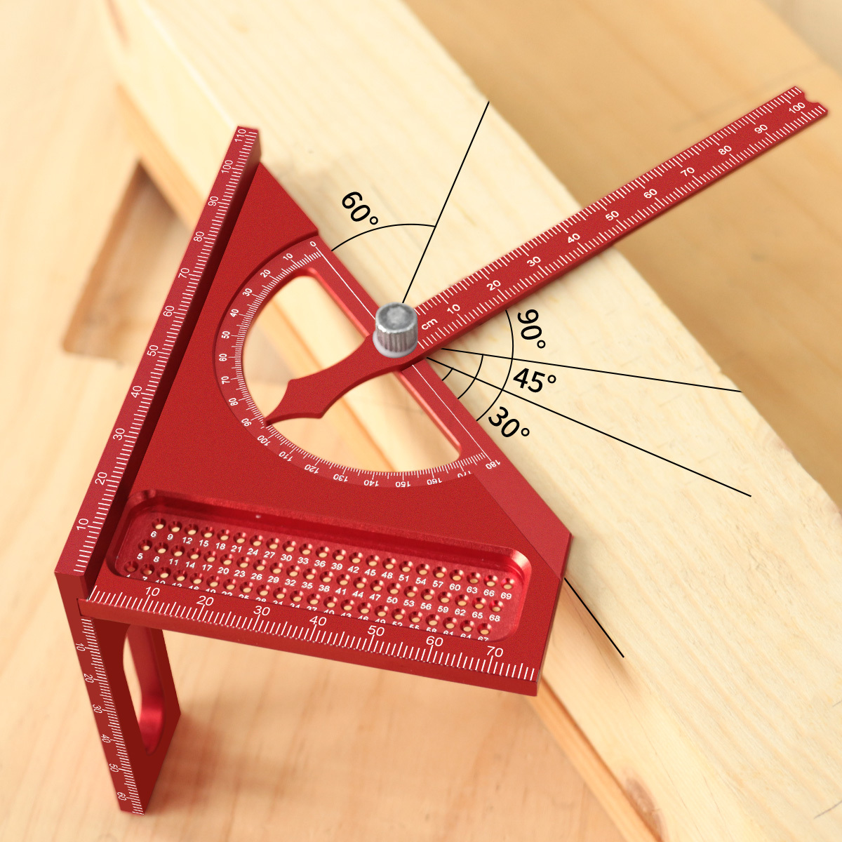 Regulowany kątomierz kwadratow – Dovetail Marking Guide recenzja i cena
