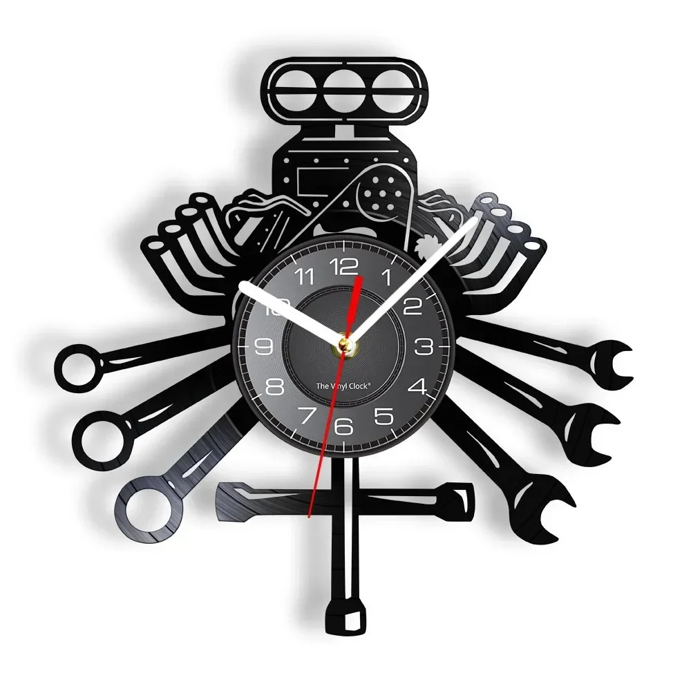 Mechaniczny Zegar Ścienny z Mo – Tools In Engine Room Workshop recenzja i cena