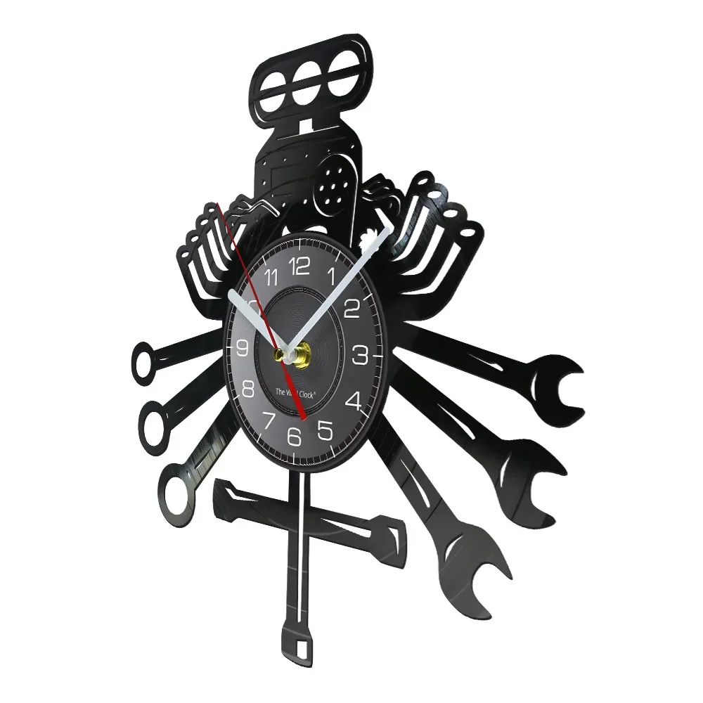 Mechaniczny Zegar Ścienny z Mo – Tools In Engine Room Workshop recenzja i cena